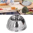 thumbnail image 4 of Steam Rack, Multifunctional 410 Stainless Steel Easy To Use Steam Holder  for Fruit for Kitchen for Dessert for Egg for Home, 4 of 8