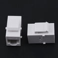 thumbnail image 3 of 100 Piezas Conector RJ45 Jack Cat6 Acoplador de Extensión Red Ethernet LAN Cat 6 Acoplador Conectores Extender Adaptador,, 3 of 9