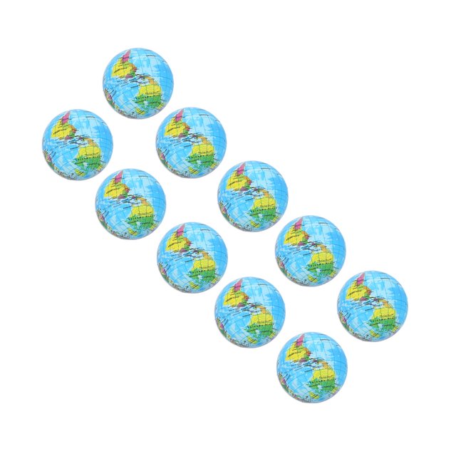Bolas de esponja en forma de globo, 10 piezas, juguete antiestrés con forma de globo, bolas antiestrés compactas y ligeras