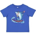 thumbnail image 3 of Inktastic Fourth of July Shark Surfing Boys or Girls Baby T-Shirt, 3 of 5
