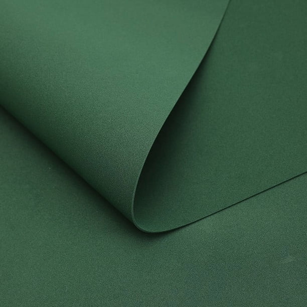 Zhuge Papel de embalaje para caja de regalo, papel de embalaje con forma de ramo de flores de algodón con burbujas espesas a prueba de agua (verde oscuro)