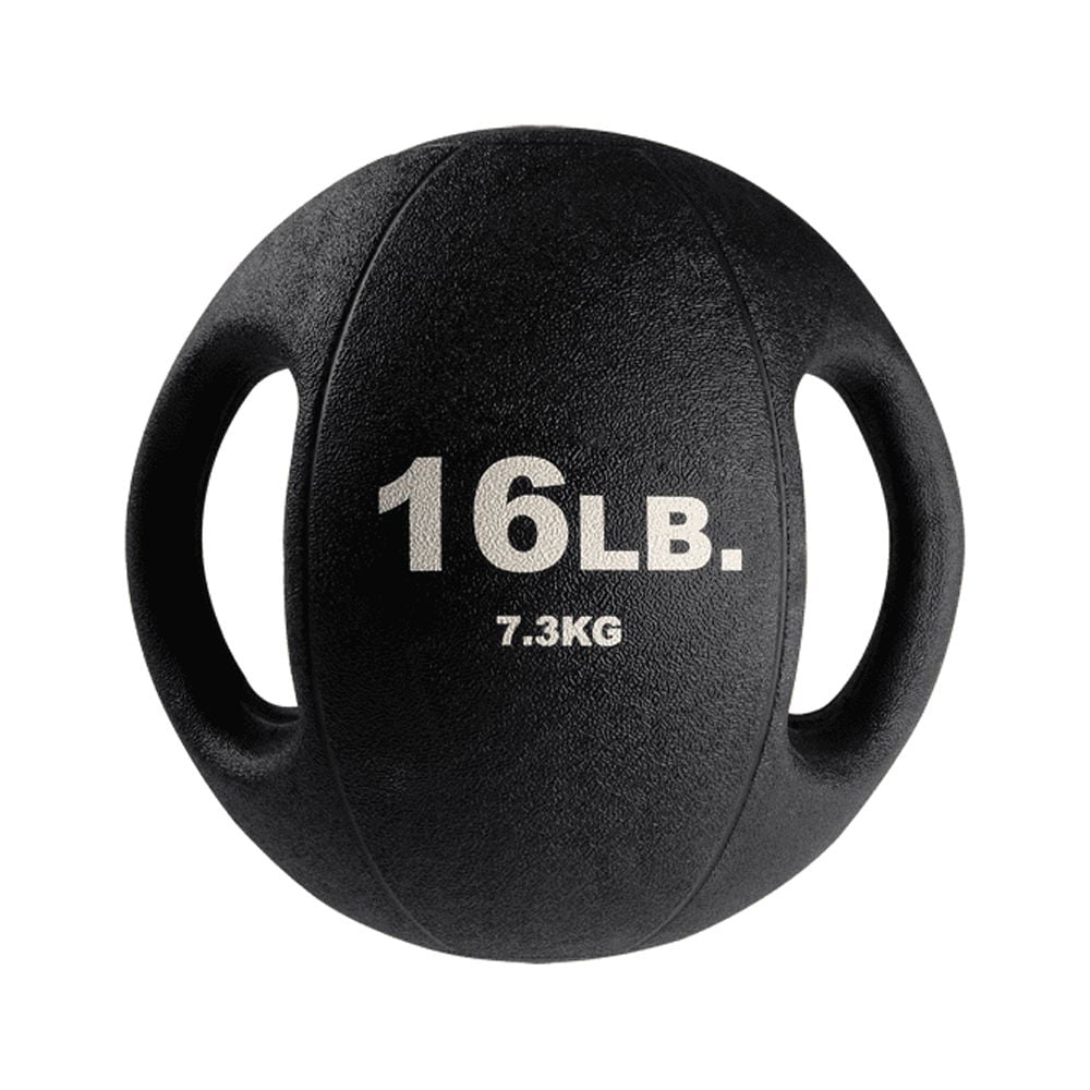 BSTDMB8 8lb BLack Dual Grip Medicine Ball