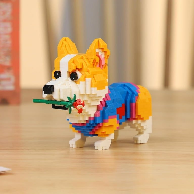 Cute Dog Micro Building Block Set