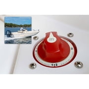 Blue Sea Systems m-Series Mini Selector Battery Switch, Red