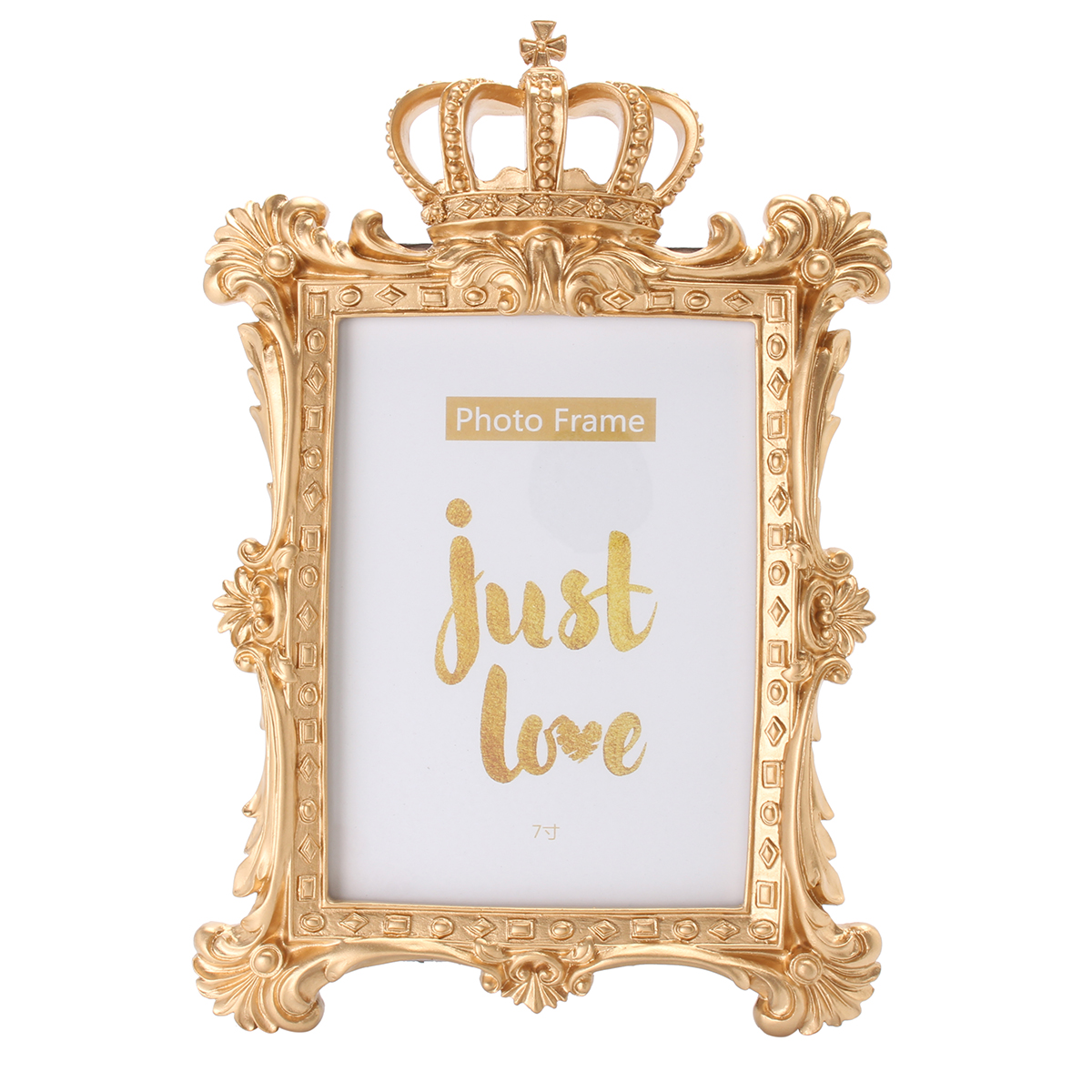 Gold Crown Home Decor Picture Photo Frame Baroque Luxury Style Gifts
