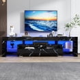 thumbnail image 6 of ChVans LED TV Stand for 65/75/85 inch TV, High Glossy Modern Entertainment Center with Drawer and LED Lights, 6 of 6