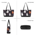 thumbnail image 6 of FORMRS Laptop Tote Bag for Women with 15.6" Computer Compartments Handbag, White Halloween Ghosts, 6 of 7