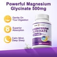 thumbnail image 3 of 500mg Magnesium Glycinate Maximum Strength Chelated Magnesium Supplement for Women and Men for Muscle Cramps and Sleep Support - 240 Capsules, 3 of 8