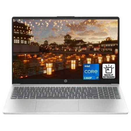 HP 15.6" FHD Laptop, 13th Gen Intel Core i7-1360P 12 Core,64GB RAM, 2TB PCIe SSD, Long Battery Life, Wi-Fi 6, Bluetooth 5.3 Backlit Keyboard, Windows 11 Pro White