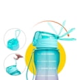 thumbnail image 4 of AMERTEER AOVUWU Large Half Motivational Water Bottle With Time Marker, 4 of 7
