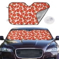 thumbnail image 2 of Kdxio Tomatoes Print Windshield Sun Shade,UV Rays and Sun Heat Protection,Sunshade for Car Windshield,Car Shade Front Windshield - Small, 2 of 6