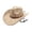 C-Gold, variant on Cowboy Hat for Women and Men White Classic Western Felt Cowboy Cowgirl Hat Outdoor Wide Brim Belt Buckle Retro Fedora Hats Unisex Rolled up Caps
