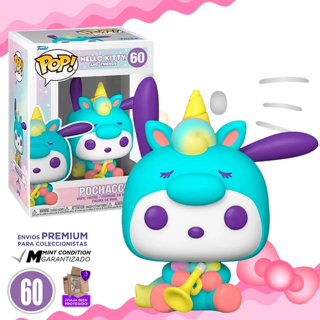 Funko Pop Pochacco #60 Hello Kitty Y Amigos Figura Original Funko Sanrio Hello Kitty And Friends