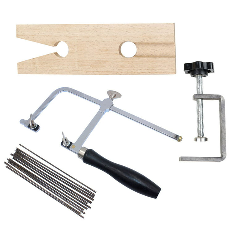 1 Set 3-in-1 Professional Jeweler's Saw Set Jewelry Tools Saw Frame 144  Blades Wooden Pin Clamp Wood Metal Jewelry Toos GOO