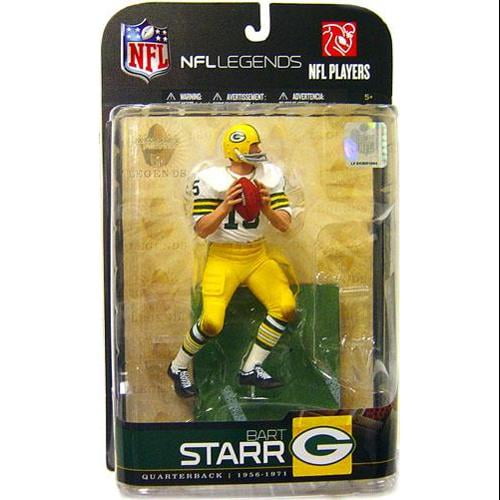 Bart Starr Action Figure White Jersey Variant NFL Green Bay Packers