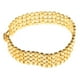 thumbnail image 2 of Brazalete de acero inoxidable Salvador Pulsera 01 Gold, 2 of 10