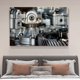 thumbnail image 4 of Póster de lienzo desmontado con transmisión de motor, decoración de dormitorio, paisaje deportivo, decoración de oficina, regalo, estilo marco, 12 x 18 pulgadas (30 x 45 cm), 4 of 8