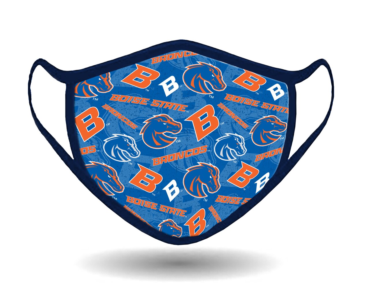 My Mask Face Wrap Cloth Reusable Comfort Cotton Collegiate - Boise State