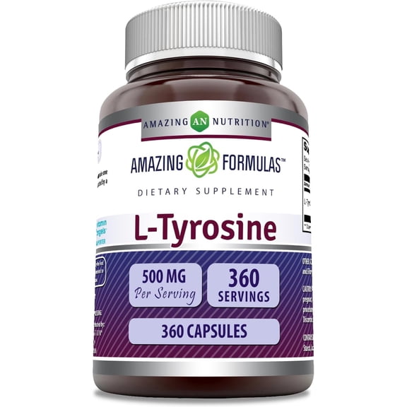 Amazing Formulas L-Tyrosine - 500 Mg, 360 Capsules