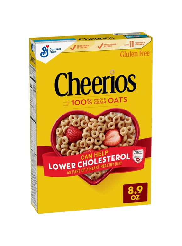 Cheerios, Heart Healthy Gluten Free Breakfast Cereal, 8.9 oz