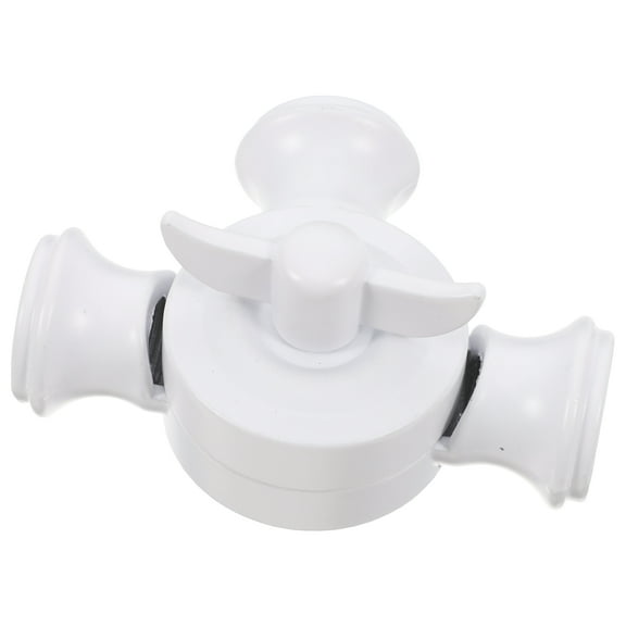 WORGEOUS Light Socket To Plug Adapter 3 Prong Light Socket Outlet Light Bulb Plug Adapter Light Socket Adapter Splitter Converter For Garage Porch White