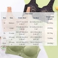 thumbnail image 3 of Stamzod Front Closure Bras for Women V-Neck Embroideried Push Up Bra No Underwire Wireless Push Up Bras, 3 of 6