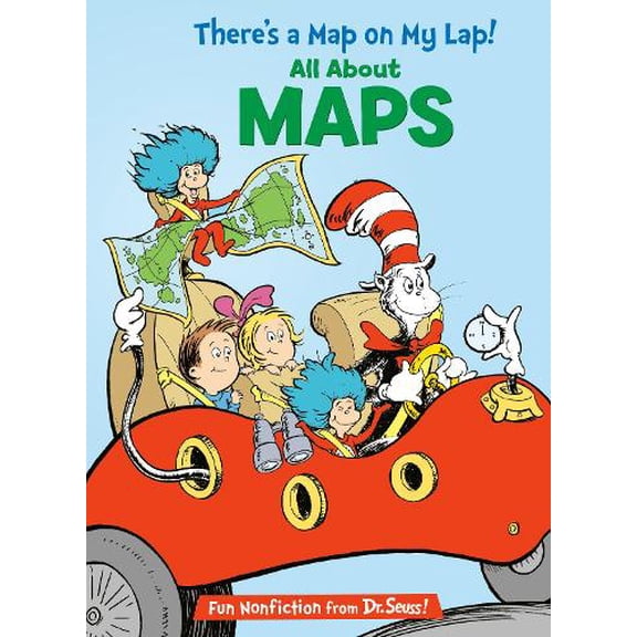 Pre-Owned Cat in the Hat's Learning Library There's a Map on My Lap! All about Maps (Hardcover)