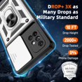 thumbnail image 4 of FZCHUN-for Samsung Galaxy A71 5G Case with [2 Pcs] HD Screen Protector, Heavy Duty Shockproof with 360° Rotation Kickstand [Military Grade] Protective Case for Galaxy A71 5G,Silver, 4 of 4