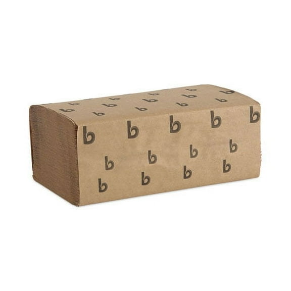 Singlefold Paper Towels, Natural, 9 X 9.45, 250/pack, 16 Packs/carton | Bundle of 2 Cartons