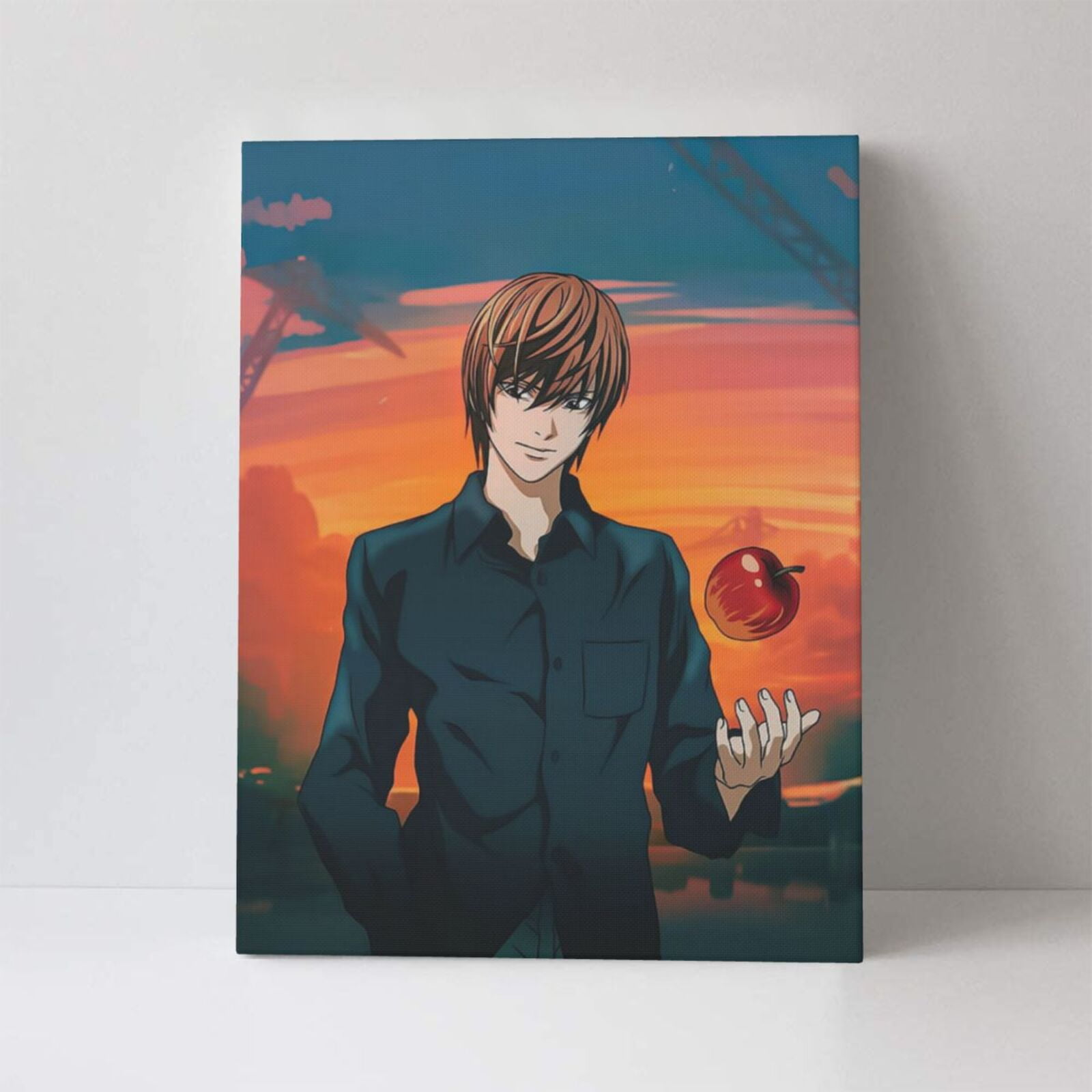 Light Yagami Death Note Anime Canvas Decorative Picture Frame Wall Light Yagami Death Note Anime Canvas Decorative Picture Frame Wall
