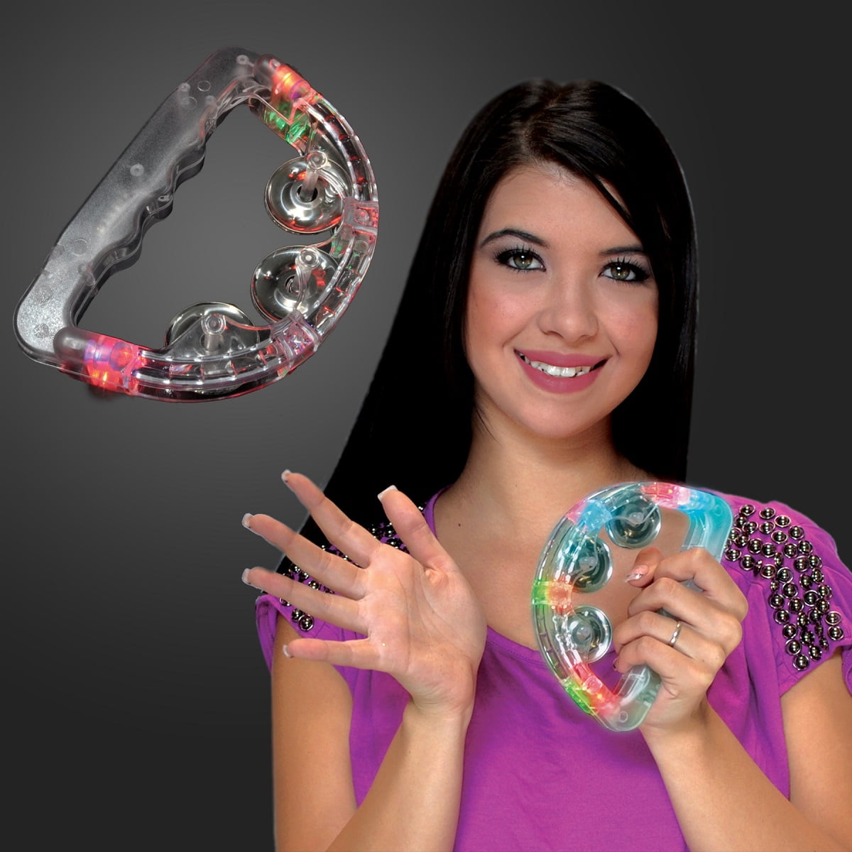 FlashingBlinkyLights Light Up Toy Tambourines