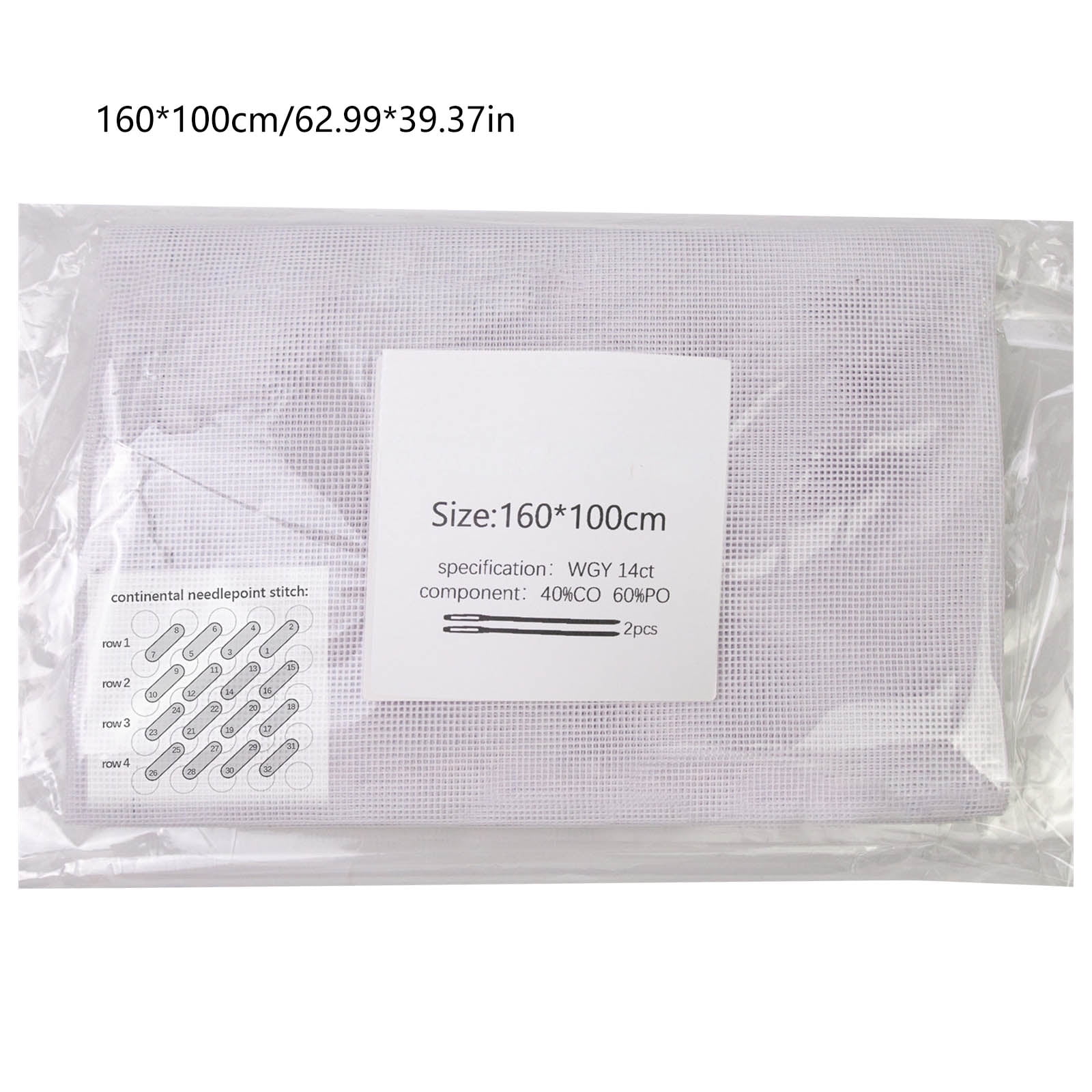 14CT Needle Point Canvas Practical Meshes Sheets Canvas Sheets Needlepoint Canvas Easy to Use for Embroidery Enthusiasts