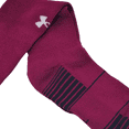 thumbnail image 7 of Under Armour Adult UA Team Performance Over The Calf Socks Maroon White 1 Pair XL, 7 of 7