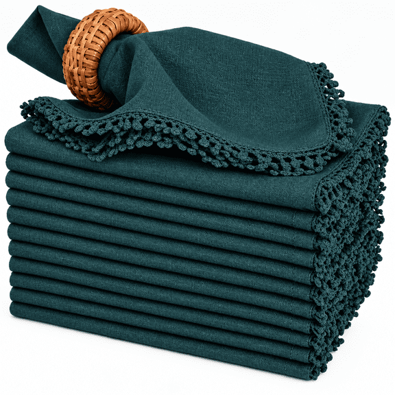 Bedding Craft Cotton Dinner Napkins 18 x 18 in Set of 12