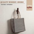 thumbnail image 5 of Wooden 4Pack Coat Hook Wall Mounted, Natural Single Coat Wood Coat Pegs Wall Mounted Vintage Single Organizer Hanger Wood Coat Hanger-Good, 5 of 5