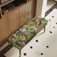 thumbnail image 3 of XYZCANDO Breathable Dining Bench Covers for Living Room Bedroom, Polyester Spandex Machine Washable Bench Slipcovers with Stretch, 3 of 9