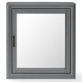 thumbnail image 3 of Pemberly Row Contemporary Contemporary Mirror Medicine Cabinet in Vintage Gray, 3 of 10