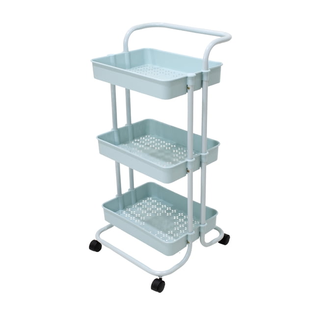 Carrito Organizador Movil Trendy Turquesa