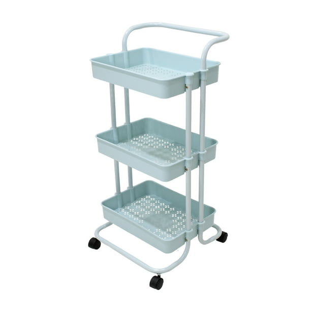 Carrito Organizador Movil Trendy Turquesa