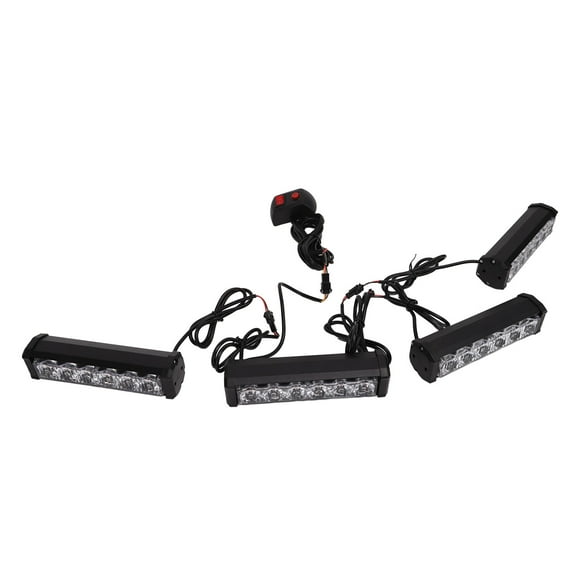 LED Emergency Strobe Light,4 in 1 LED Front Grill Flashing Light Flashing Hazard Light World-Class Design