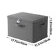 thumbnail image 3 of Xihbxyly Caja de Almacenamiento con Cerradura, Organizador de Gran Capacidad, Asas Reforzadas y Cremallera, Diseño Plegable, Protección Contra La Humedad, Ideal para Uso Doméstico y de Viaje, Tamaño, 3 of 6