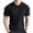 W7-Black, variant on Golf Shirt for Mens Knit Textured Shirts Short Sleeve Collared V Neck Polos Stretchy Tennis Running Athletic Casual Clothes,Khaki 2XL