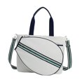 thumbnail image 2 of Bolsa para raquetas de tenis, bolsa para raquetas de bádminton, de lona, ​​de gran capacidad, multiusos, profesional, para almacenamiento, para, 2 of 8