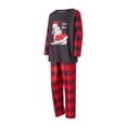 thumbnail image 3 of KelaJuan Family Matching Christmas Pajamas Sets ,Long Sleeve Dog Print Tops + Plaid Pants or Long Sleeve Jumpsuit, 3 of 8