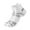 White, variant on Mens Ankle Socks Color Short Cushioned Basketball Athletic Single Pair Compression Socks for Men Black One Size