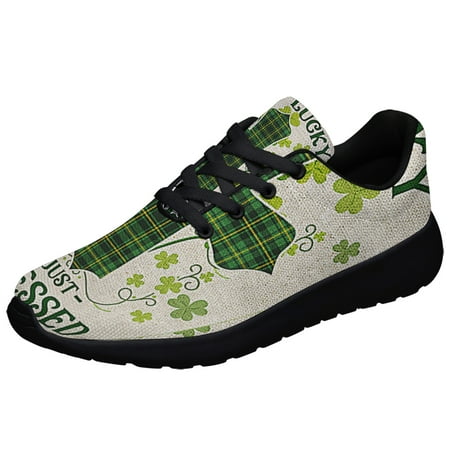 

St Patrick s Day Not Lucky JuStBlessed Shoes Sneakers Black Size 5