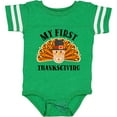 thumbnail image 3 of Inktastic My First Thanksgiving Cute Turkey Pilgrim Hat Boys or Girls Baby Bodysuit, 3 of 5