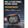 thumbnail image 3 of Tacómetro Temperatura Del Pantalla Frontal Coche Alarma Exceso Velocidad Medidor Aceite, 3 of 9
