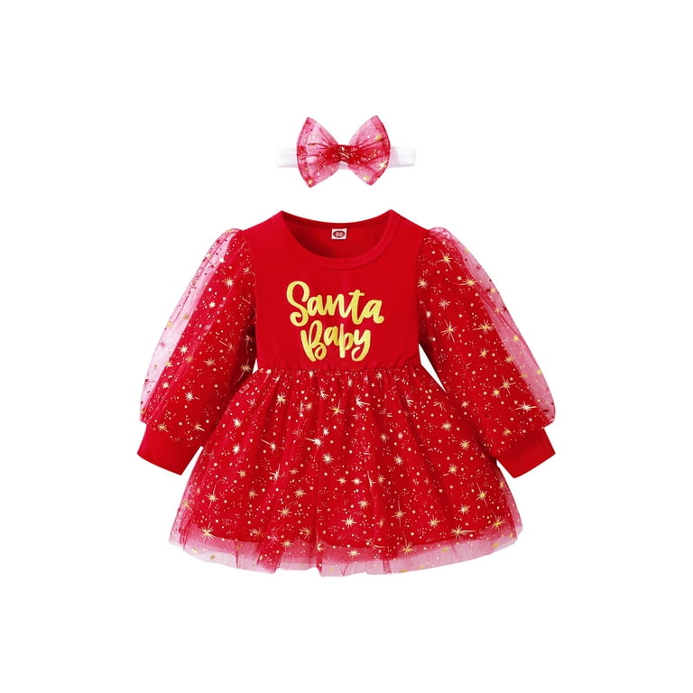 Walmart baby girl christmas cheap dresses