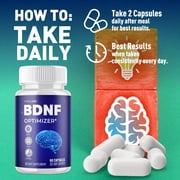 BDNF Optimizer Advanced Brain Support Formula Supplement 120 Capsules